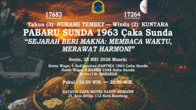 Perayaan Awal Tahun 1 Suklapaksa Kartika 1963 Çaka Sunda Digelar di Bandung, Angkat Tema “Sejarah Beri Makna”