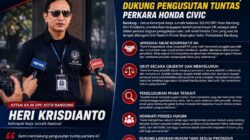 Ketua KKJN DPC Kota Bandung Apresiasi Sikap Kooperatif HK, Dukung Pengusutan Tuntas Perkara Honda Civic 87